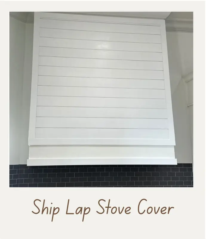 Ship lap Stove Vent